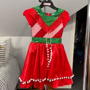 Youth Christmas 🎄 Dress Size 6/6X Small 🍒
